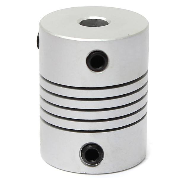 5mm x 5mm Aluminum Flexible Shaft Coupling OD19mm x L25mm CNC Stepper Motor Coupler Connector - photo 1