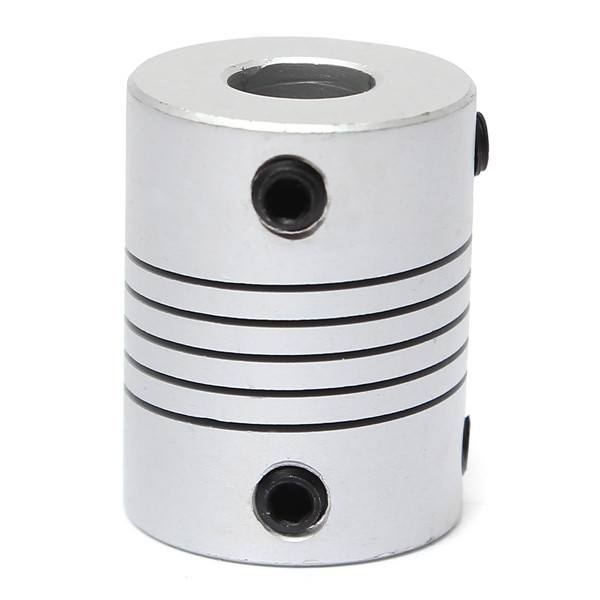 8mm x  8mm Aluminum Flexible Shaft Coupling OD19mm x L25mm CNC Stepper Motor Coupler Connector - photo 2