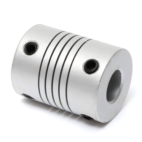 6mm x 8mm Aluminum Flexible Shaft Coupling OD19mm x L25mm CNC Stepper Motor Coupler Connector - photo 2