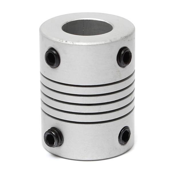 5mm x 10mm Aluminum Flexible Shaft Coupling OD19mm x L25mm CNC Stepper Motor Coupler Connector - photo 2