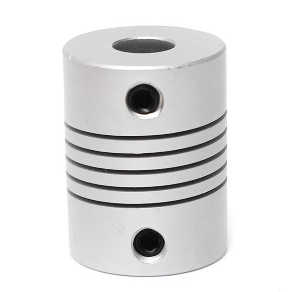 7mm x  7mm Aluminum Flexible Shaft Coupling OD19mm x L25mm CNC Stepper Motor Coupler Connector - photo 2