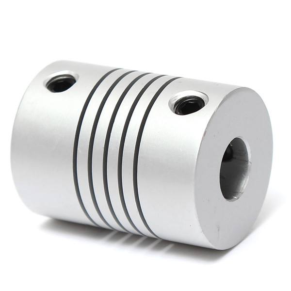 7mm x  7mm Aluminum Flexible Shaft Coupling OD19mm x L25mm CNC Stepper Motor Coupler Connector - photo 3