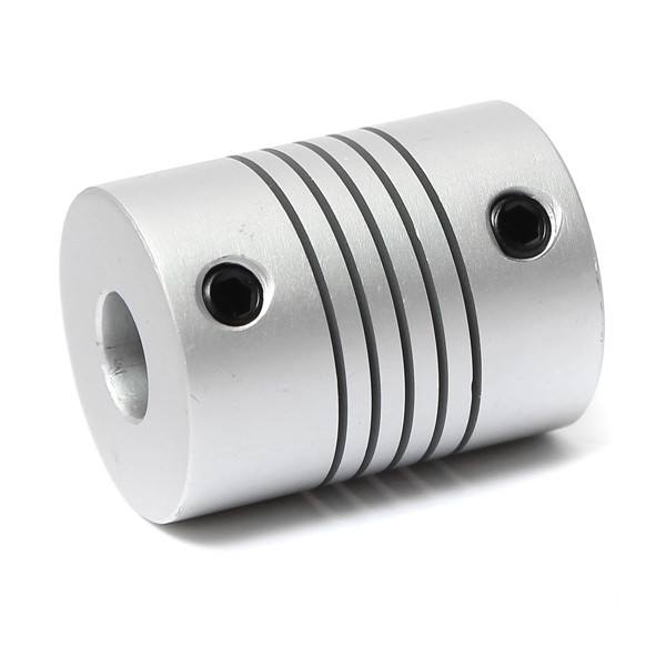 7mm x  7mm Aluminum Flexible Shaft Coupling OD19mm x L25mm CNC Stepper Motor Coupler Connector - photo 4