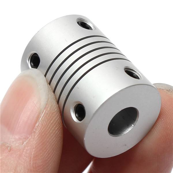 7mm x  7mm Aluminum Flexible Shaft Coupling OD19mm x L25mm CNC Stepper Motor Coupler Connector - photo 6