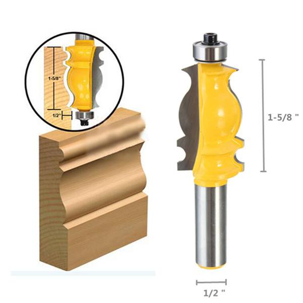 Drillpro RB29 1/2 Shank Ogee Chisel Cutter Router Bit Door Woodworking Carpentry Tool - photo 1