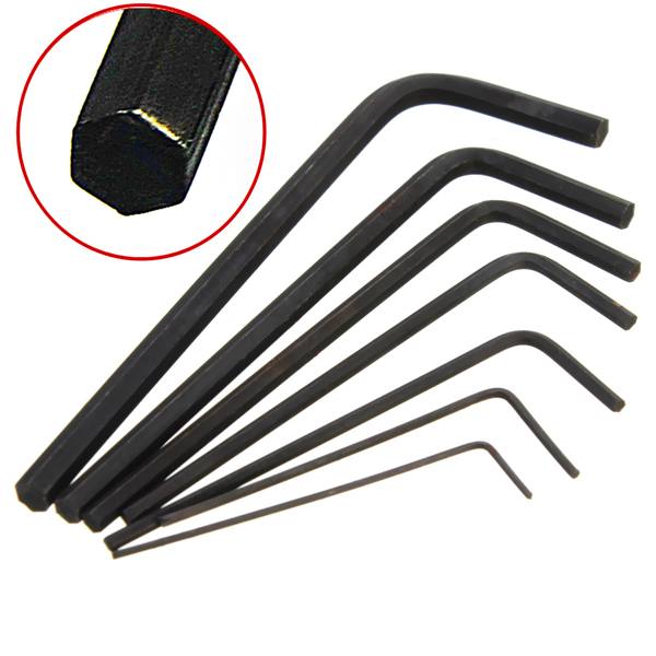 7pcs 0.7mm-3mm Mini Hexagon Hex Allen Key Wrench Screwdriver Set Tool Kit - photo 1
