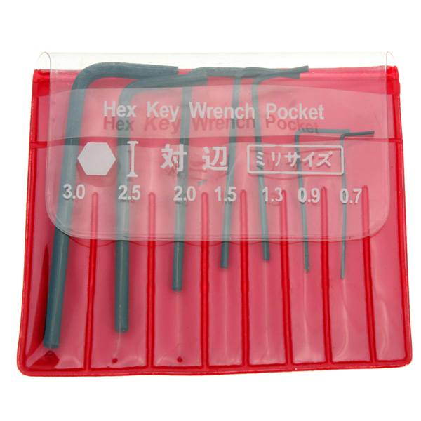 7pcs 0.7mm-3mm Mini Hexagon Hex Allen Key Wrench Screwdriver Set Tool Kit - photo 8