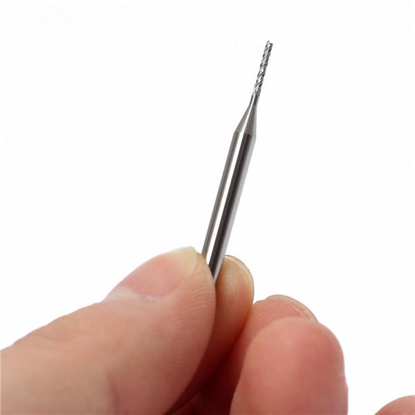 1mm Carbide End Mill Cutter Tungsten Steel Cutter CNC/PCB Engraving Bit - photo 3