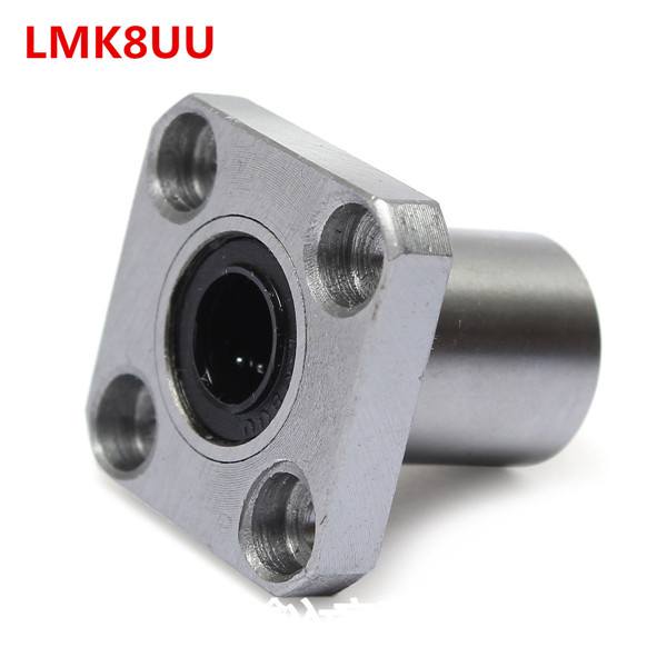 LMK8UU 8mm Square Flange Type Straight Line Linear Bearing - photo 2
