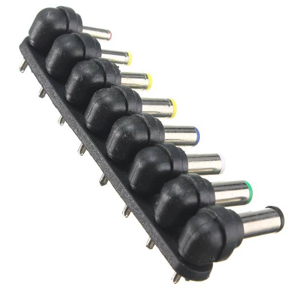 8Pcs Universal Notebook Laptop PC laptop AC DC Power Adapter Charger Tips Set - photo 5