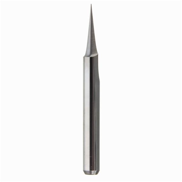 3.175mm Shank 0.1mm 10 Degree Carbide PCB Engraving Bit CNC Router Tool - photo 3
