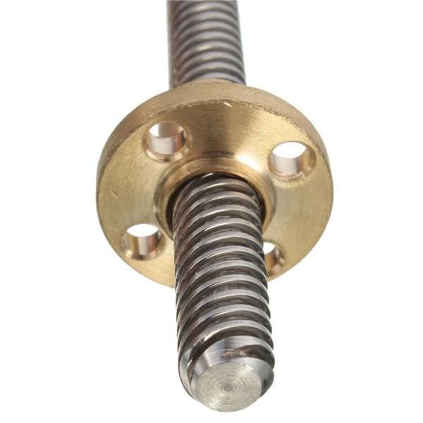 Machifit 900mm Lead Screw 8mm Thread Stainless Steel Lead Screw with Flange Brass Nut - photo 9