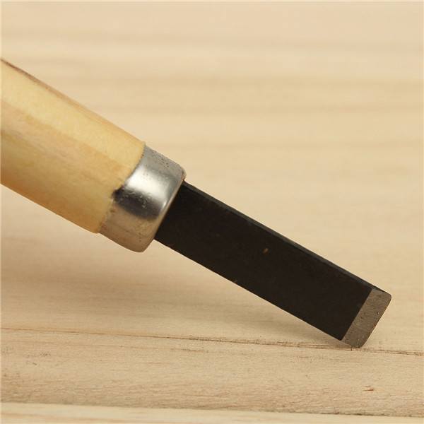 10pcs Wood Carving Chisel Set High Carbon Steel with Wooden Handle - photo 5