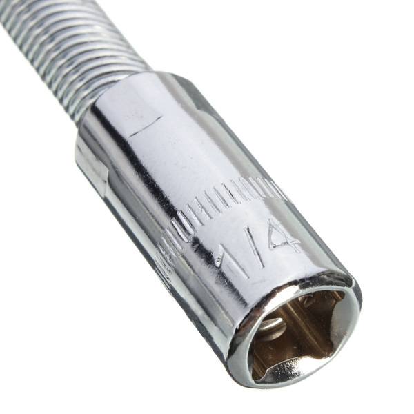 1/4 Inch 150mm Elastic Flexible Extension Shaft Screw Nut Wrench Connection - photo 5