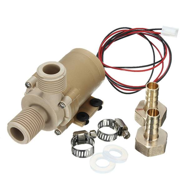 [US Warehouse] DANIU DC 12V Solar Hot Water Circulation Pump Brushless Motor Water Pump - photo 1