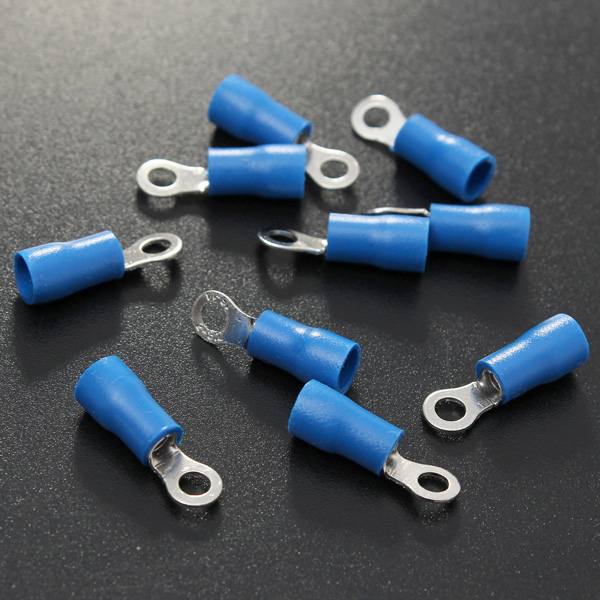 25PCS Blue Rubber PVC Terminals Insulated Ring Connector RC 1.5-2.5mm - photo 2