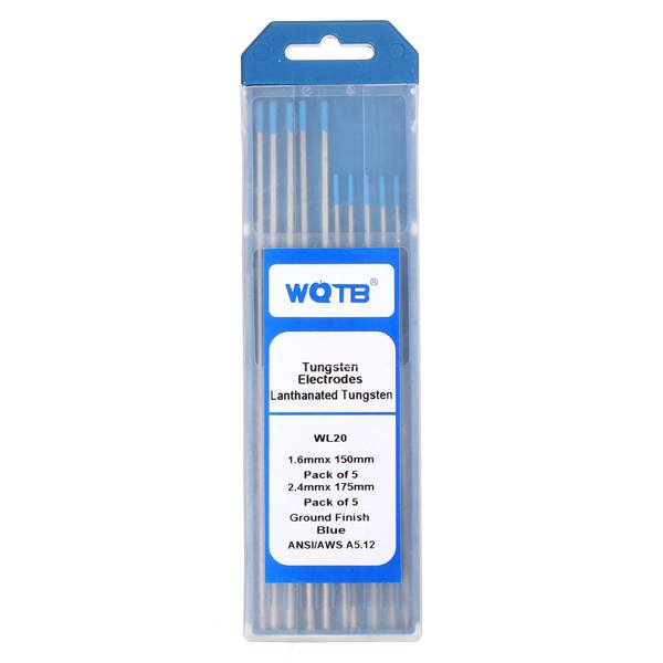 10pcs/set WL20 TIG Welding Tungsten Electrode 1.6mmx150mm +2.4mmx175mm - photo 1