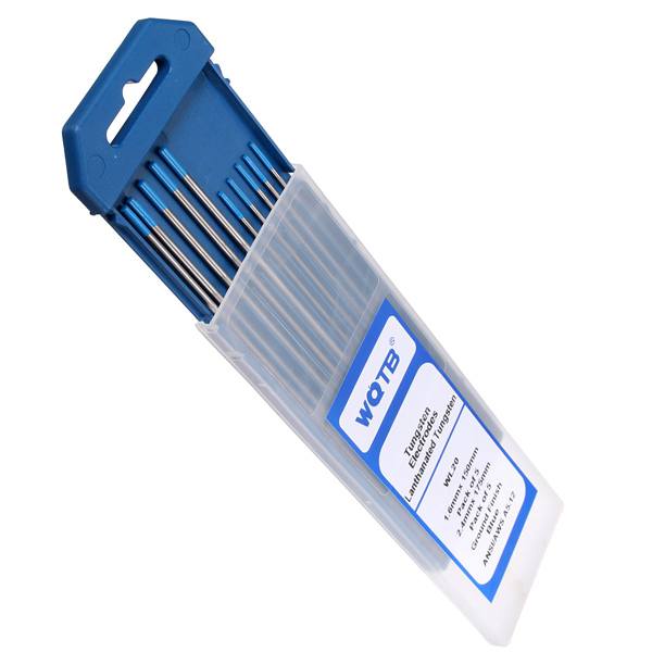 10pcs/set WL20 TIG Welding Tungsten Electrode 1.6mmx150mm +2.4mmx175mm - photo 2