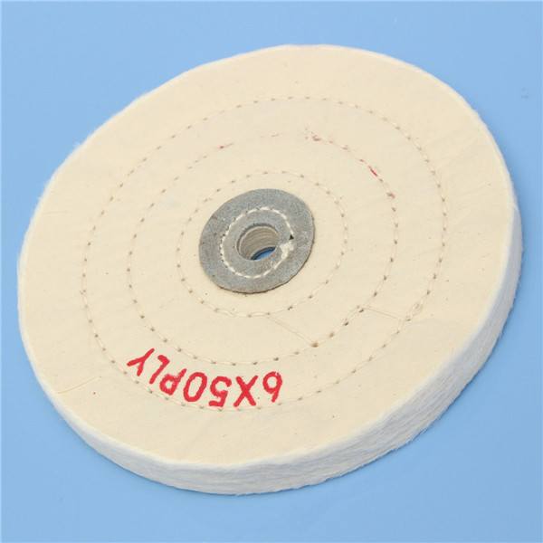 6 Inch Round Felt Wool 1/2inch Arbor Buffer Polisher Buffing Polishing Wheel - photo 2