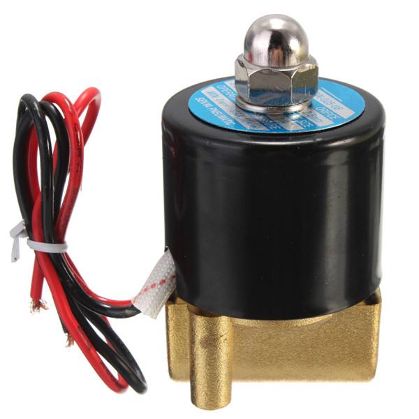 1/4 inch Electric Solenoid Valve For Water Air Gas Diesel 12V DC - photo 2