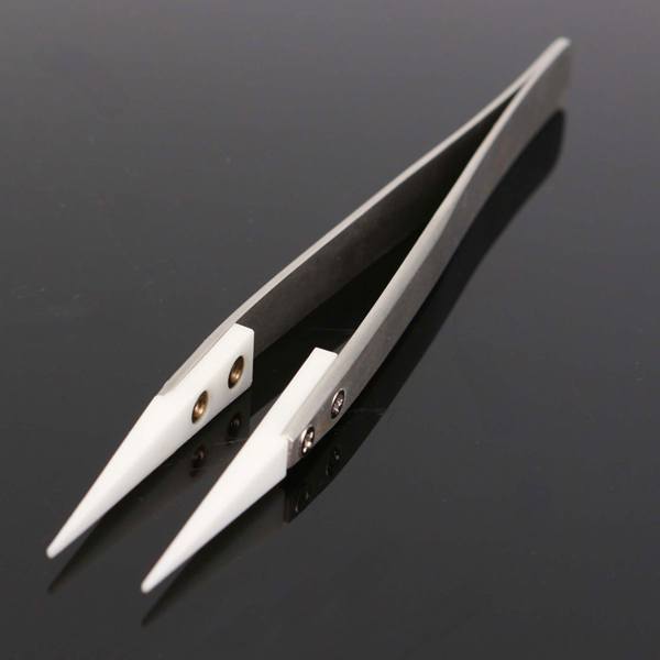 1600 Heat Resistant Ceramic Stainless Steel Tweezers Anti-static Ceramic Tweezers - photo 2
