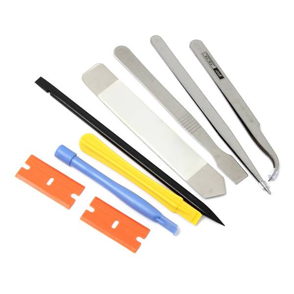9 in 1 Repairing Opening Pry Tools For Cell Phone Laptop Repair Kit - photo 2