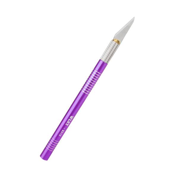 Colorful Metal Handle Hobby Cutter Pen Cutter With 5pcs Blade Set - photo 5
