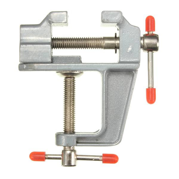 Aluminum Miniature Small Clamp On Table Bench Vise Tool - photo 5