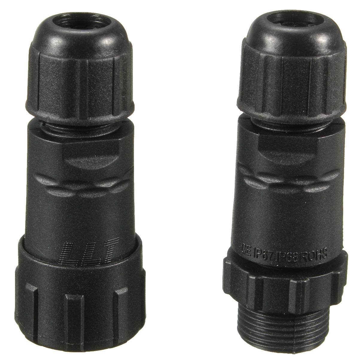 4 Pins Waterproof Electric Plug Cable Wire Connector Socket - photo 4