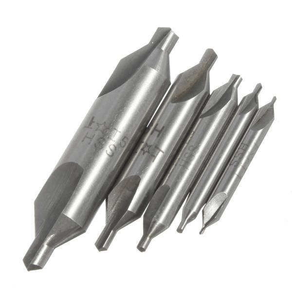 60 Degree Bit HSS Combined Center Drills Countersinks Set Tool - photo 4