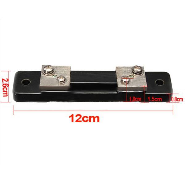 1PCS FL-2 50A 75MV DC Current Shunt Resistor For Ampere Panel Meter - photo 3