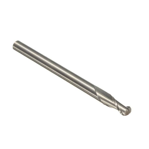 6mmx6mm HSS Straight Shank 2 Flute Ball Nose End Milling Cutter - photo 3