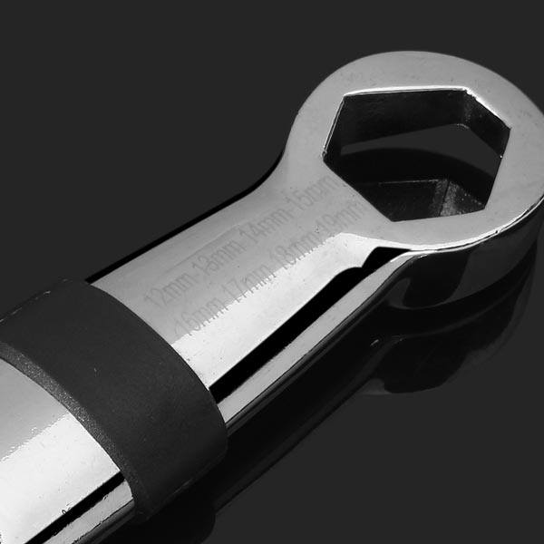 Raitool QR02 23 In 1 Multifunctional Flexible Type Wrench 7-19mm Adjustable Wrench - photo 6