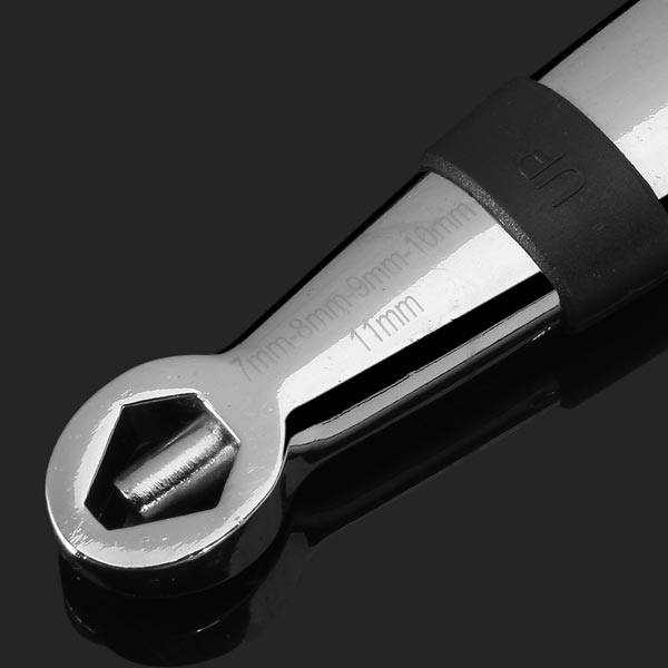 Raitool QR02 23 In 1 Multifunctional Flexible Type Wrench 7-19mm Adjustable Wrench - photo 5