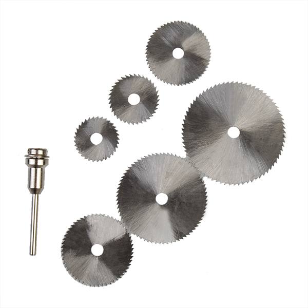 6 Pcs HSS Circular Saw Blade Dremel Cutting Discs for Rotary tools - photo 1