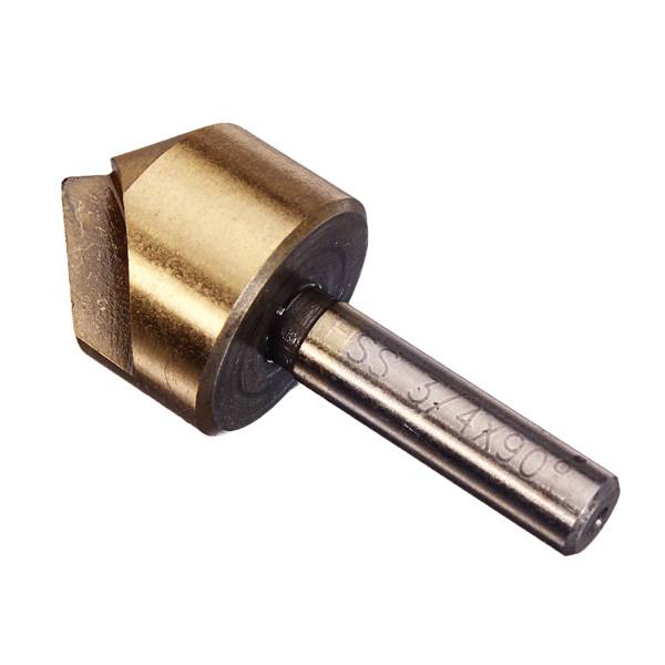 3pcs Single Flute 90 Degree Edge Chamfer Set Countersink Drill Bit - photo 6