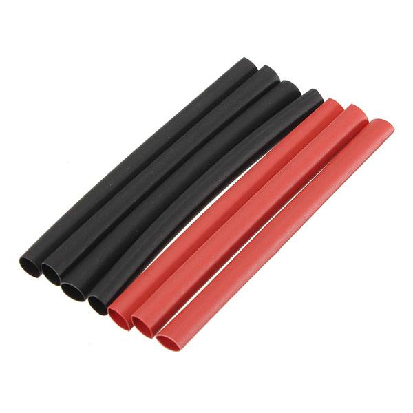 42pcs 2:1 Polyolefin H-type Heat Shrink Tube Sleeving Black Red - photo 5