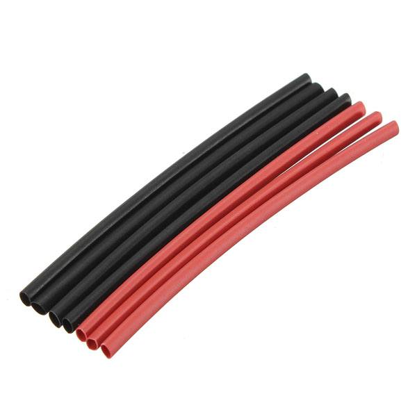 42pcs 2:1 Polyolefin H-type Heat Shrink Tube Sleeving Black Red - photo 7