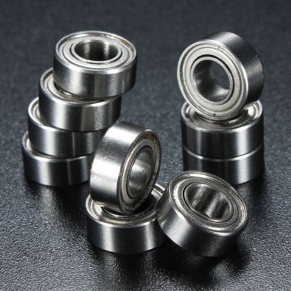 10Pcs 5x10x4mm Metal Sealed Shielded Deep Groove Ball Bearing MR105ZZ - photo 4