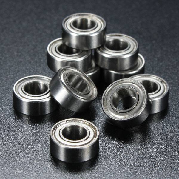 10Pcs 5x10x4mm Metal Sealed Shielded Deep Groove Ball Bearing MR105ZZ - photo 5