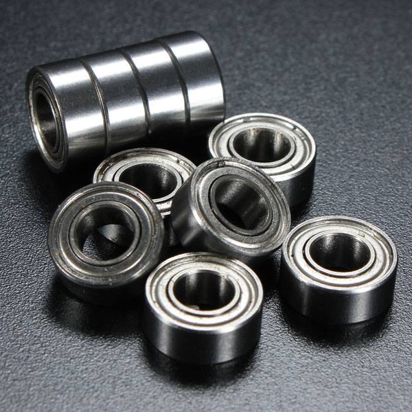 10Pcs 5x10x4mm Metal Sealed Shielded Deep Groove Ball Bearing MR105ZZ - photo 2