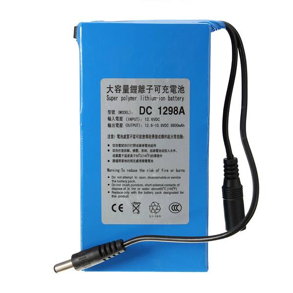 DC12V 4500mAh Super Rechargeable Portable Lithium Battery EU Plug - photo 7