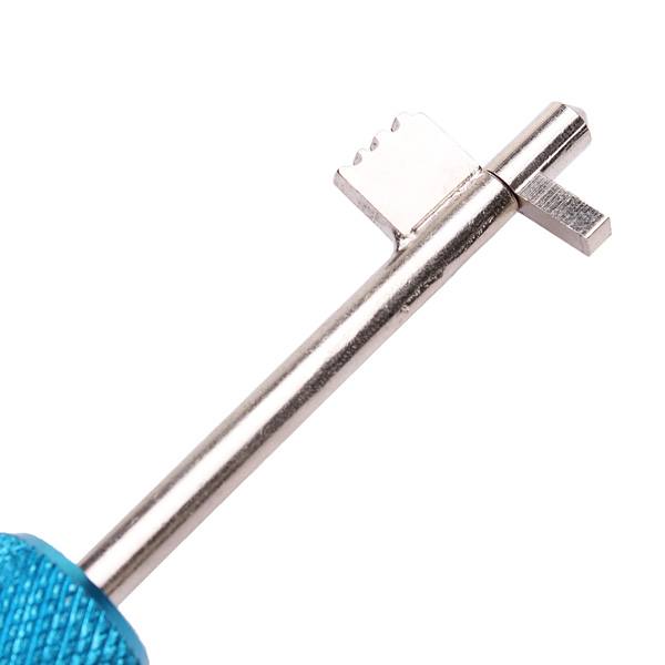 DANIU Civil Lock Quick Forced Open Lock Picks Locksmith Tool Silver + Blue - photo 3