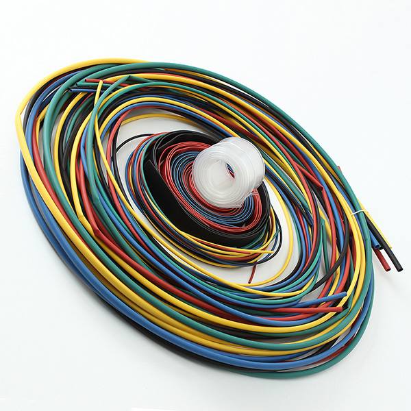 11 Size 6Color 55M/Set Polyolefin 2:1 Halogen-Free Heat Shrink Tubing - photo 3