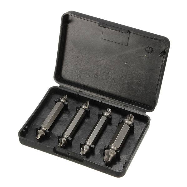 Drillpro 4PCS Double Side Damaged Screw Extractor Out Remover Bolt Stud Tool - photo 7