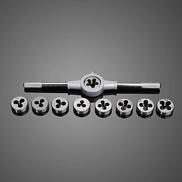 20pcs  M3-M12 Screw Thread Metric Plugs Taps Tap wrench Die Wrench Set - photo 3