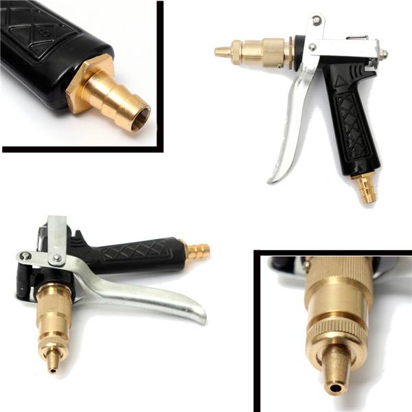 Brass Hose High Pressure Water Gun Sprayer Adapter For Garden Auto Car Washing - photo 2