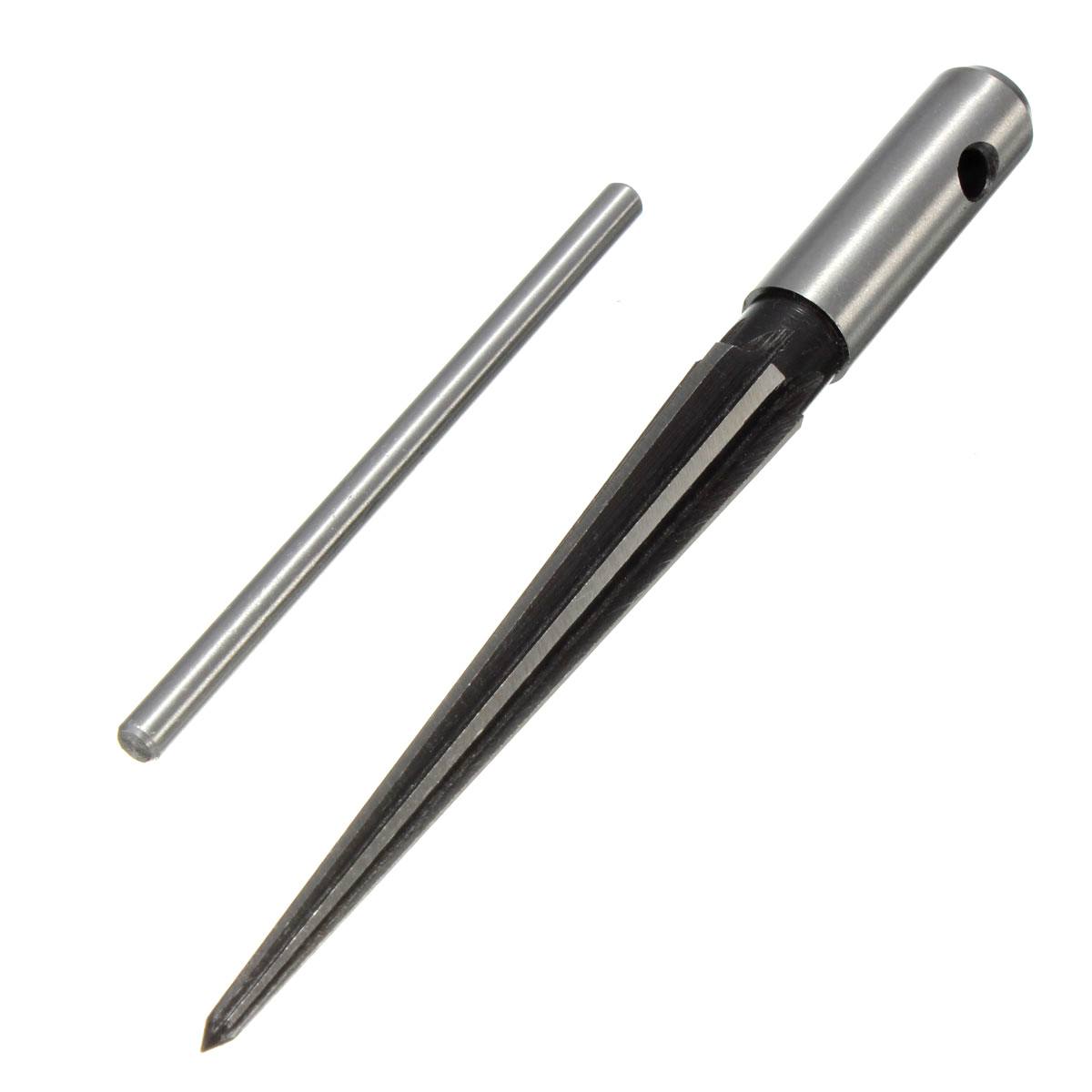 1/8 -1/2 Inch 6 Fluted Bridge Pinhole Reamer Tapered Wood Working Tool - photo 1