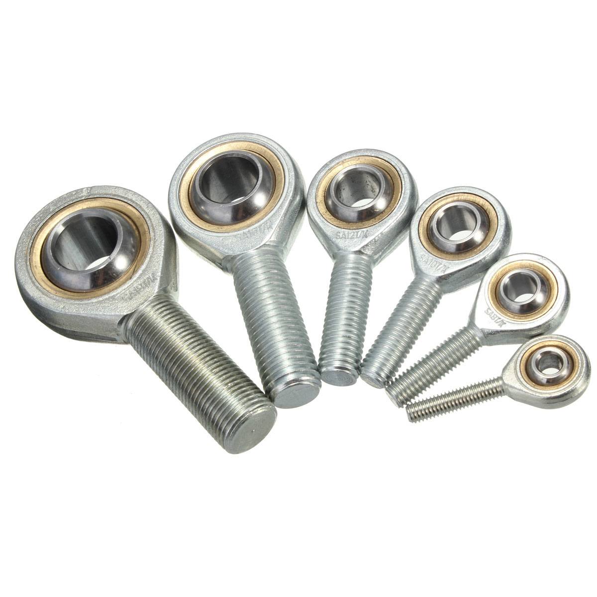 6mm-18mm Male Thread Rod End Joint Bearing SA6T/K-SA18T/K Spherical Oscillating Bearing CNC Parts - photo 2