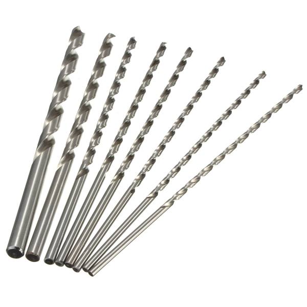 4mm To 10mm Diameter Extra Long HSS Auger Twist Drill Bit Straigth Shank 200mm - photo 1